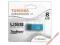 TOSHIBA FLASHDRIVE 8GB USB 2.0 HAYABUSA AQUA |!