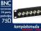 24-portowy PATCH PANEL złącz BNC do szaf RACK 19''