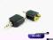 przejście wtyk mini jack / 2x gn RCA chinch