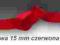 ~FUKSIK~ tasiemka wstążka 15mm rypsowa czerwona 1m