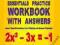 ALGEBRA ESSENTIALS PRACTICE WORKBOOK WITH ANSWERS