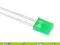Dioda LED 2x5mm zielona 30 10szt.
