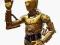 STAR WARS ORYGINALNY BRELOK FIGURKA C-3PO C3PO HD