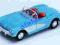 CHEVROLET'57 CORVETTE BŁĘKITNY KABRIOLET 1:34