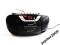 Bombox Denver TCD-34 CD Radio Magnetofon czarny