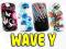 Samsung WAVE Y S5380 | Etui FLOWER CASE+2x FOLIA