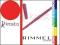 RIMMEL Exaggerate lip liner 280 pink impact W.P.