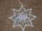Gwiazdka Gwiazdki Koronka Do powieszenia Dzwonki