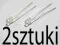 LD3010X2 DIODA LED 3mm BIAŁA SUPER JASNA 2 SZTUKI