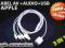 Iphone ipad ipod Kabel Usb + Video + Audio Tv Av