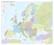 Mapa Europy Europa Kody pocztowe 144x120 ścienna