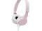 Słuchawki Sony MDR-ZX100P (różowe/ nauszne) Wysyłk