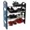 METALOWA PÓŁKA SZAFKA NA BUTY 132X22X65 ORGANIZER