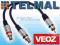 Adapter wtyk RCA - 2x gn RCA cinch VEOZ VE-2620