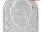 SREBRNY OBRAZEK OJCIEC PIO 7x9 cm +GRAWER GRATIS