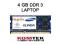 Pamięć RAM 4GB DDR3 SODIMM 1600MHz Nowa Gwar KRK
