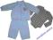nowy komplet wiosenny kurtka spodnie body 6-9M 74