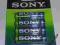 bateria alkaliczna LR6 Sony AA paluszek AM3 4 szt.