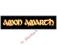 Naszywka Amon Amarth  -gold logo-  100%ORYGINAŁ