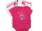 Dziewczęce wielokolorowe body DKNY, 3-6 m-cy