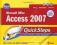 MICROSOFT OFFICE ACCESS 2007 QUICKSTEPS Cronan