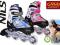 Łyżworolki rolki 2w1 NILS ABEC7 38-41 KAUCZUK 24h