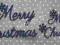(0005)trinket_tt ***NAPISY MERRY CHRISTMAS 2szt.Gr