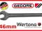 KLUCZ PŁASKI JEDNOSTRONNY 46mm GEDORE