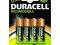 4 Akumulatorki Duracell R6/AA NiMH 1300mAh