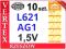BATERIA 10 SZTUK BATERIE VINNIC AG1  L621 LR60 364