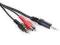 KABEL MINIJACK-2XRCA (CINCH) M/M 20CM GEMBIRD