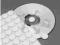 KÓŁECZKA KÓŁKA MONTAŻOWE DO PŁYT CD/DVD 16mm BIAŁE