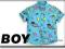 NEXT LATO KOSZULA SHORT BRIGHT BLUE 6-9 M