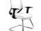 Krzesło Unique Mobi Skid białe