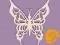 Dekoracyjny motyl do cardmaking'u - różne wzory