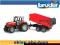 Bruder 02045 Traktor Ferguson 8240 z przyczepą