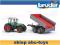 Bruder 02104 Traktor Fendt Farmer z przyczepą
