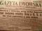 GAZETA LWOWSKA Lwów gazeta 12.12.1941państwa Osi