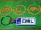 EMIL - brelok imię imienny zawieszka klucz logo