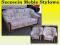 Sz-n MEGA PROMOCJA komplet sofa + 2 fotele #2488