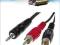 KABEL AUDIO AUX-IN JACK 3,5mm -- &gt; RCA 15m