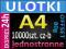 Ulotki A4 10000szt czarno-białe 1+0 24h EKSPRES