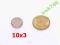 MAGNES NEODYMOWY 10X3 WALCOWY 10 SZTUK (0,69/SZT)