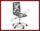 Młodzieżowy fotel biurowy FUN-8 biało czarny FUN9