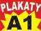 PLAKAT reklama A1 PLAKATY reklamowe 50 sztuk CMYK