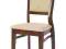 KRZESŁO DREWNIANE AS-SC C.ORZECH KRZESŁA TKANINA