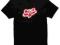 T-SHIRT FOX STICKER TEE BLACK ROZM. S_P-Ń