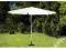 Parasol ogrodowy 4m  aluminiowy z korbką - biały