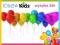 BALONY belbal PASTEL 10'', URODZINY, MIX, 100 szt.