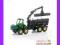 [EMARKT_PL] SIKU JOHN DEERE Z PRZYCZEPĄ LEŚNĄ SKAL